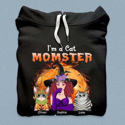 I'm A Cat Momster Cat Personalized Shirt, Halloween Gift for Cat Lovers, Cat Mom - TSA54PS01 - BMGifts