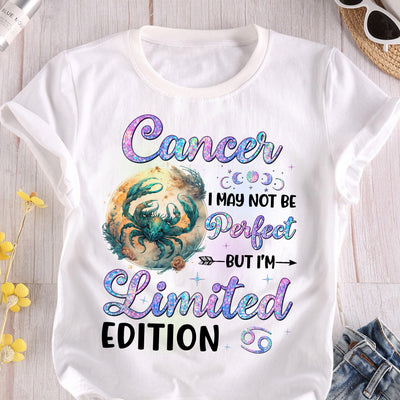 I May Not Be Perfect But I'm Limited Edition Zodiac Personalized Shirt, Personalized Zodiac Sign Astrology Gifts for Her - TS020PS14 - BMGifts