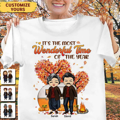 It's The Most Wonderful Time Of The Year Camping Personalized Shirt, Personalized Gift for Camping Lovers - TS141PS14 - BMGifts