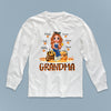 Maple Leaf With Pumpkin Grandma Personalized Shirt, Personalized Gift for Nana, Grandma, Grandmother, Grandparents - TS103PS14 - BMGifts