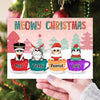 Meowy Christmas Cat Personalized Postcard, Christmas Gift for Cat Lovers, Cat Mom, Cat Dad - PO002PS05 - BMGifts
