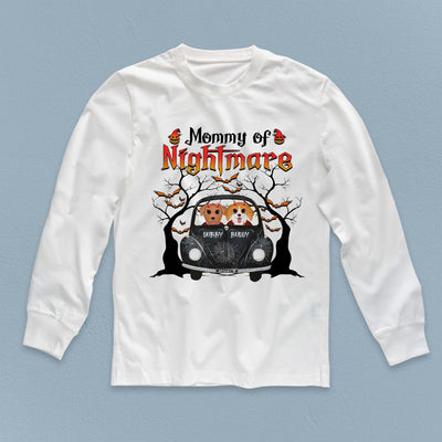 Mommy Of Nightmare Dog Personalized Shirt, Halloween Gift for Dog Lovers, Dog Dad, Dog Mom - TSC57PS02 - BMGifts