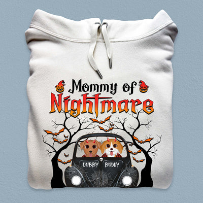 Mommy Of Nightmare Dog Personalized Shirt, Halloween Gift for Dog Lovers, Dog Dad, Dog Mom - TSC57PS02 - BMGifts