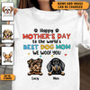 We Woof You Mom Mother Personalized Shirt, Mother's Day Gift for Mom, Mama, Parents, Mother, Grandmother - TSB54PS01