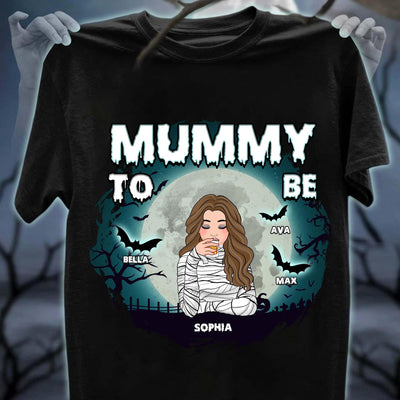 Mummy And Deady To Be... Mother Personalized Shirt, Halloween Gift for Mom, Mama, Parents, Mother, Grandmother - TSB14PS01 - BMGifts