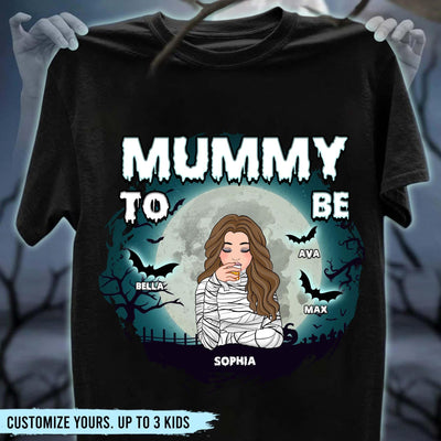 Mummy And Deady To Be... Mother Personalized Shirt, Halloween Gift for Mom, Mama, Parents, Mother, Grandmother - TSB14PS01 - BMGifts