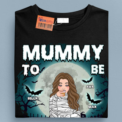 Mummy And Deady To Be... Mother Personalized Shirt, Halloween Gift for Mom, Mama, Parents, Mother, Grandmother - TSB14PS01 - BMGifts