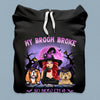 My Broom Broke So Now I'm A Dog Mom Dog Personalized Shirt, Halloween Gift for Dog Lovers, Dog Dad, Dog Mom - TS111PS14 - BMGifts