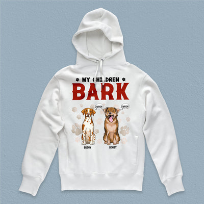 My Children Bark Dog Personalized Shirt, Father’s Day Gift for Dog Lovers, Dog Dad, Dog Mom - TS032PS14 - BMGifts