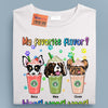 My Favorite Flavor Dog Personalized Shirt, Personalized Gift for Dog Lovers, Dog Dad, Dog Mom - TS105PS14 - BMGifts