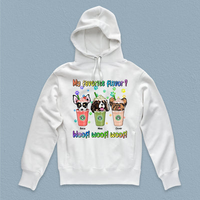 My Favorite Flavor Dog Personalized Shirt, Personalized Gift for Dog Lovers, Dog Dad, Dog Mom - TS105PS14 - BMGifts