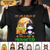 My Life Is Ruled By Spoiled Furry Meownster Cat Personalized Shirt, Halloween Gift for Cat Lovers, Cat Mom, Cat Dad - TS051PS14 - BMGifts