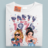 Party Like It's 1976 Bestie Personalized Shirt, US Independence Day Gift for Besties, Sisters, Best Friends, Siblings - TSB18PS02 - BMGifts