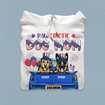 Paw Triotic Dog Mom Dog Personalized Shirt, US Independence Day Gift for Dog Lovers, Dog Dad, Dog Mom - TS062PS14 - BMGifts