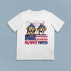 Pawtriots Forever Dog Personalized Shirt, US Independence Day Gift for Dog Lovers, Dog Dad, Dog Mom - TS986PS01 - BMGifts