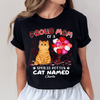 Proud Mom Of A Spoiled Rotten Cat Named Personalized Shirt, Personalized Mother's Day Gift for Cat Lovers, Cat Dad, Cat Mom - TS377PS05 - BMGifts