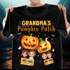 Pumpkin Patch Grandma Personalized Shirt, Halloween Gift for Nana, Grandma, Grandmother, Grandparents - TSB74PS02 - BMGifts