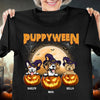 Puppyween Dog Personalized T-shirt, Personalized Halloween Gift for Dog Lovers, Dog Dad, Dog Mom - TS070PS15 - BMGifts