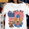 Red White Blue Dog Personalized Shirt, US Independence Day Gift for Dog Lovers, Dog Dad, Dog Mom - TSB04PS02 - BMGifts