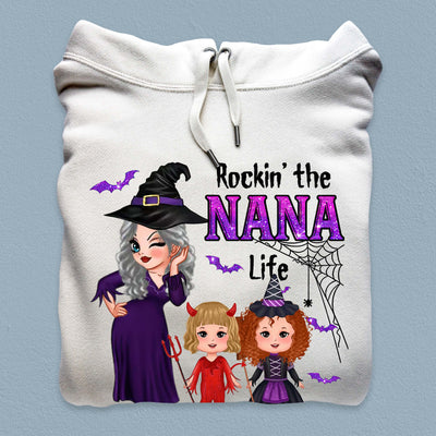 Rockin' The Nana Life Grandma Personalized Shirt, Personalized Gift for Nana, Grandma, Grandmother, Grandparents - TS992PS01 - BMGifts