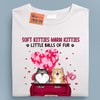 Soft Kitties Warm Kitties Little Balls Of Fur Cat Personalized Shirt, Personalized Gift for Cat Lovers, Cat Mom, Cat Dad - TSC51PS02 - BMGifts