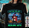 Sometimes You Just Have To Put On The Hat To Remind Them Who They're Dealing With Grandma Personalized Shirt, Halloween Gift for Nana, Grandma, Grandmother, Grandparents - TS116PS14 - BMGifts