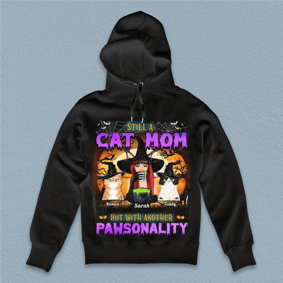 Still A Cat Mom But With Another Pawsonality Cat Personalized Shirt, Halloween Gift for Cat Lovers, Cat Mom, Cat Dad - TSB72PS02 - BMGifts