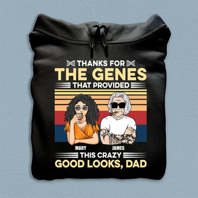 Thanks For The Genes Father Personalized Shirt, Father's Day Gift for Dad, Papa, Parents, Father, Grandfather - TS968PS01 - BMGifts