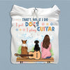 That's What I Do I Pet Dogs I Play Guitar Dog Personalized Shirt, Personalized Gift for Dog Lovers, Dog Dad, Dog Mom - TSA64PS02 - BMGifts