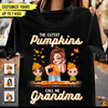 The Cutest Pumpkins Call Me Grandma Grandma Personalized Shirt, Halloween Gift for Nana, Grandma, Grandmother, Grandparents - TSA41PS01 - BMGifts