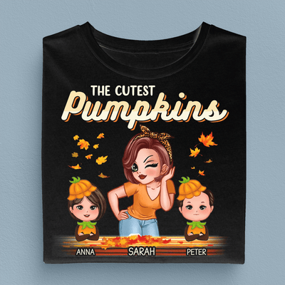 The Cutest Pumpkins Call Me Grandma Grandma Personalized Shirt, Halloween Gift for Nana, Grandma, Grandmother, Grandparents - TSA41PS01 - BMGifts