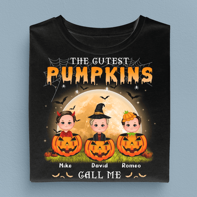 The Gutest Pumpkins Call Me Grandma Grandma Personalized Shirt, Halloween Gift for Nana, Grandma, Grandmother, Grandparents - TSC59PS02 - BMGifts