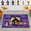 Welcome Foolish Mortals Grandma Personalized Doormat, Halloween Gift for Nana, Grandma, Grandmother, Grandparents - DM097PS02 - BMGifts