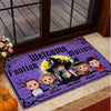 Welcome Foolish Mortals Grandma Personalized Doormat, Halloween Gift for Nana, Grandma, Grandmother, Grandparents - DM097PS02 - BMGifts