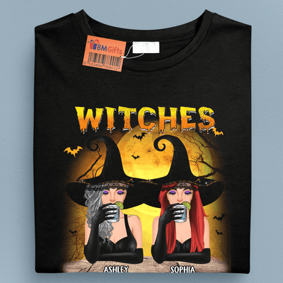 Witches Do It Better Bestie Personalized Shirt, Halloween Gift for Besties, Sisters, Best Friends, Siblings - TSA87PS02 - BMGifts