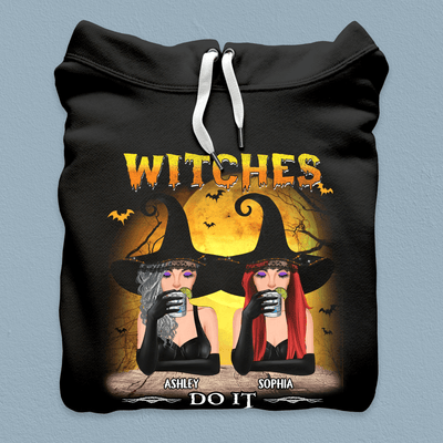 Witches Do It Better Bestie Personalized Shirt, Halloween Gift for Besties, Sisters, Best Friends, Siblings - TSA87PS02 - BMGifts