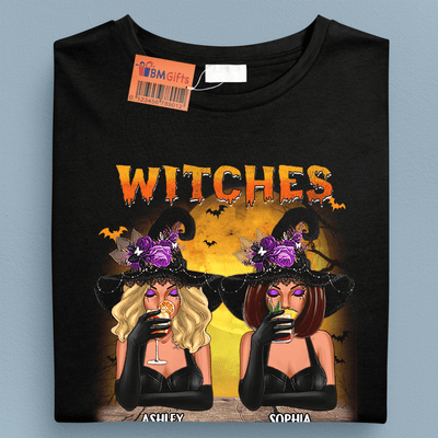 Witches Do It Better Bestie Personalized Shirt, Halloween Gift for Besties, Sisters, Best Friends, Siblings - TSB53PS02 - BMGifts