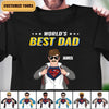 World's Best Dad Father Personalized Shirt, Personalized Father's Day Gift for Dad, Papa, Parents, Father, Grandfather - TS921PS01 - BMGifts