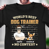 World's Best Dog Trainer Dog Personalized Shirt, Personalized Gift for Dog Lovers, Dog Dad - TS997PS01 - BMGifts