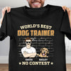 World's Best Dog Trainer Dog Personalized Shirt, Personalized Gift for Dog Lovers, Dog Dad - TS997PS01 - BMGifts