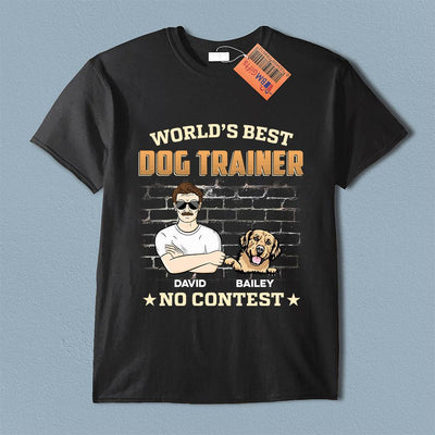 World's Best Dog Trainer Dog Personalized Shirt, Personalized Gift for Dog Lovers, Dog Dad - TS997PS01 - BMGifts