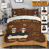 You And Me Couple - Family Personalized Bedding Set, Personalized Gift for Couples, Husband, Wife, Parents, Lovers - BD002ps14 - BMGifts
