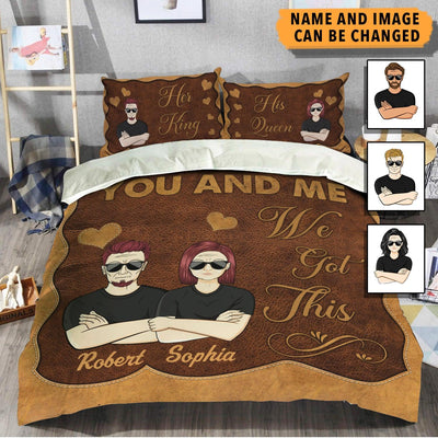 You And Me Couple - Family Personalized Bedding Set, Personalized Gift for Couples, Husband, Wife, Parents, Lovers - BD002ps14 - BMGifts