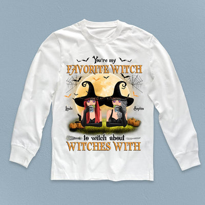 You're My Favorite Witch To Witch About Witches With Bestie Personalized Shirt, Halloween Gift for Besties, Sisters, Best Friends, Siblings - TSB39PS02 - BMGifts