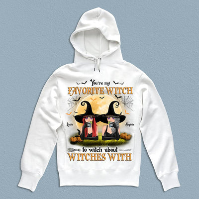 You're My Favorite Witch To Witch About Witches With Bestie Personalized Shirt, Halloween Gift for Besties, Sisters, Best Friends, Siblings - TSB39PS02 - BMGifts