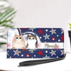 4th July Star Background Cat Personalized Clutchpurse, Personalized Gift for Cat Lovers, Cat Mom, Cat Dad - PU299PS06 - BMGifts