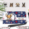 4th July Star Background Dog Personalized Clutchpurse, Personalized Gift for Dog Lovers, Dog Dad, Dog Mom - PU300PS06 - BMGifts