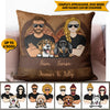 A Cool Couple And Their Happy Dogs Personalized Pillow, Personalized Gift for Dog Lovers, Dog Dad, Dog Mom - PL001PS01 - BMGifts (formerly Best Memorial Gifts)