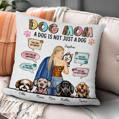 A Dog Is Not Just A Dog Personalized Linen Pillow, Personalized Gift for Dog Lovers, Dog Dad, Dog Mom - PL009PS01 - BMGifts