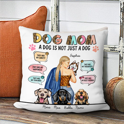 A Dog Is Not Just A Dog Personalized Linen Pillow, Personalized Gift for Dog Lovers, Dog Dad, Dog Mom - PL009PS01 - BMGifts